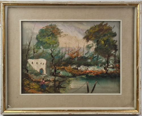 Quadro dipinto olio - quadro, su