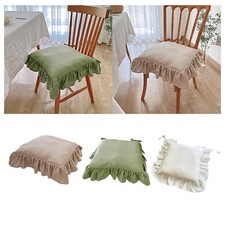 Cuscino per sedia con volant, elegante cuscino per sedia da pranzo, sala da