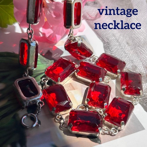 Collana vintage vetro - vintage, in