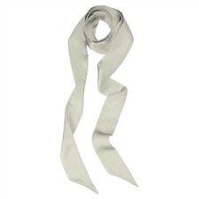 Sciarpa di seta argento