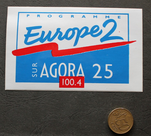Autocollant sticker radio - autocollant,