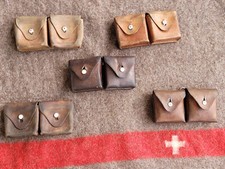 Borsa munizioni svizzera K11 K31 per strisce di carico / Schmidt Rubin ammo pouch