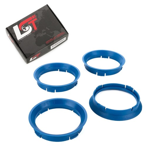 Centraggio blu per cerchi - 4x,