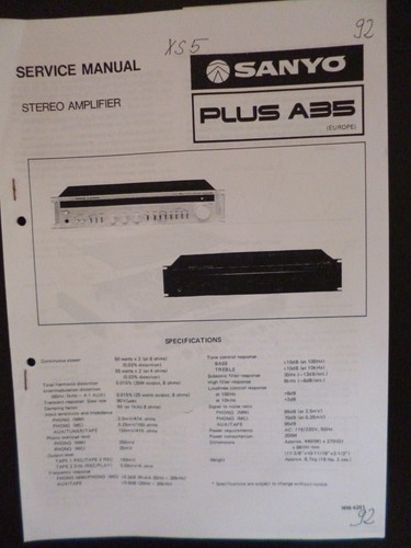 Manuale servizio sanyo - ,
