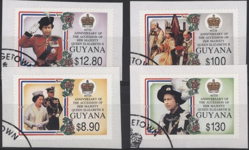 Guyana 1992 regina - 1992, elisabetta