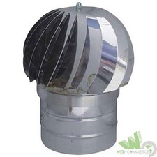 FUMAIOLO VENTOLINO INOX TONDO