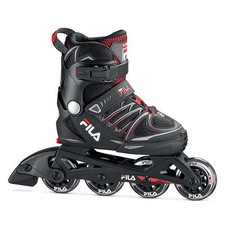 FILA Skates 010620140 X-ONE Inline Skate Kid Black/RED Taglia XL 38-41