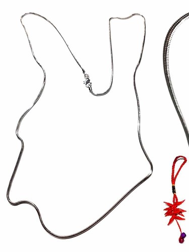 Collana snake argento - argento, 925