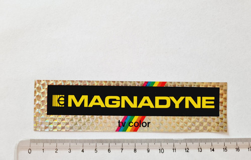 Adesivo magnadyne color - tv,