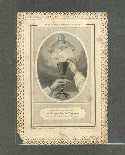 Santino holy card un dieu - santino,