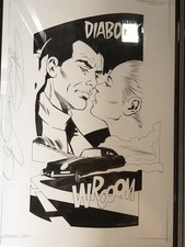 TAVOLA ORIGINALE DIABOLIK (NUNZIATI)