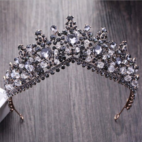 Corona diadema nero - , grigio