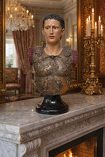 BUSTO AUGUSTO IN POLVERE DI