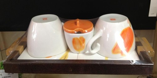Set tazze zuccheriera con - tazze,