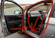 Guarnizione Porta Profilato Anteriore Sinistra Fiat Grande Punto/Evo