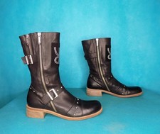 Stivali R & RENZI Pelle Nero