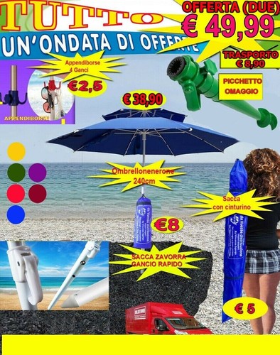 Ombrellone mare antivento - ombrellone,