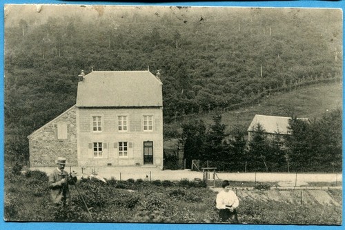 Cpa belgique maison - belgique, :