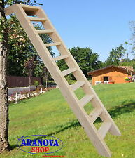 Scala in legno lamellare per
