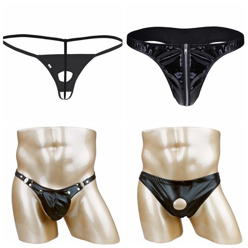 Slip uomo ecopelle marsupio
