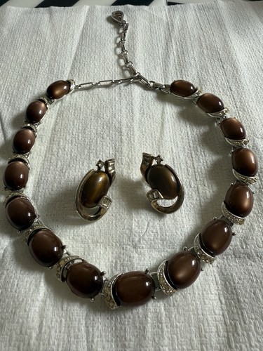 Orecchini vintage trifari con - orecchini,