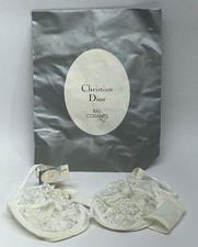 Reggiseno vintage Christian Dior lingerie con lacci ricamati