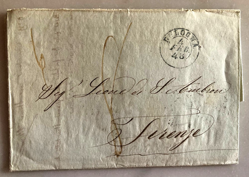 1848 bologna prefilatelica - bologna,