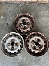 3x Cerchi 4.5Jx12CH4 4x114 ET Foro60 grigio chiaro