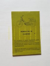 Honda CAMINO PA 50 1980 manuale uso manutenzione ITALIANO originale  