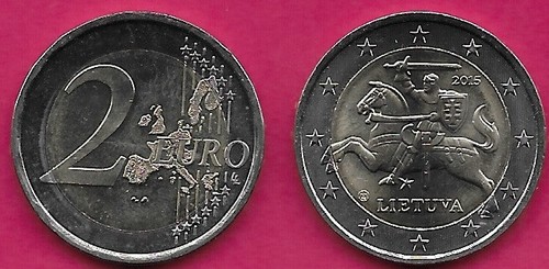 Lituania euro 2015 unc - euro,