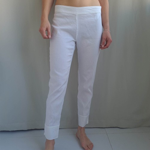 Pantaloni donna lino 120%