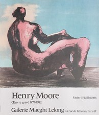 Henry MOORE - Vintage Poster