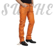 Pantaloni uomo in vera pelle