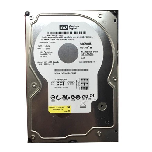 Western digital 250 - 250, gb