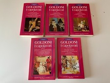 Carlo Goldoni, I capolavori, Grandi Tascabili Economici Newton 1999 5 volumi