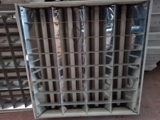 PLAFONIERA PER CONTRASOFFITTO USATO 60X60cm COMPLETA DI NEON COLORE BIANCO