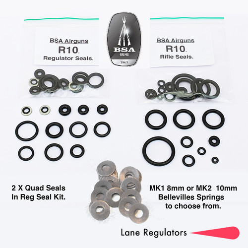 Bsa r10 regulator - regulator, seals