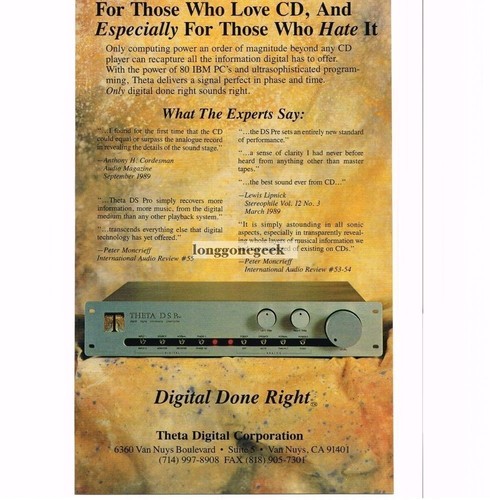 Preamplificatore theta 1989 - theta,