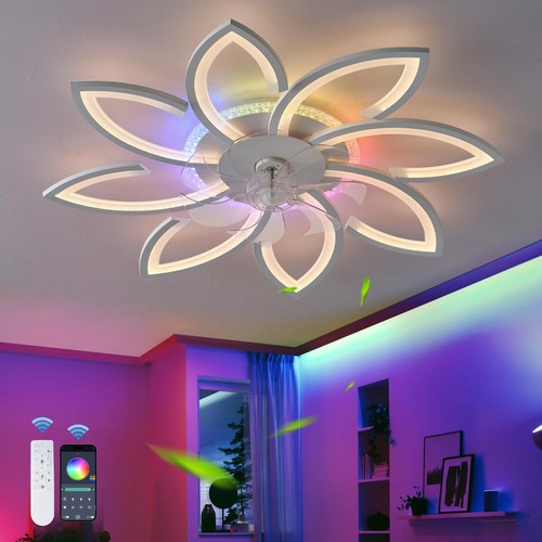 Qingying fiore rgb lampadario - qingying,