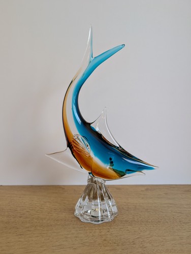 Scultura marlin squalo - marlin, pesce
