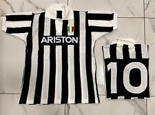 maglia Juve Ariston 1984/85 Michael Platini N°10 Calcio Acrilico Vintage Lanetta