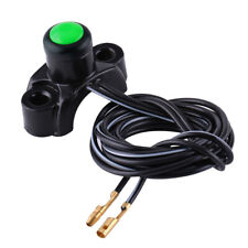 Pulsante Kill Stop Interruttore On/Off per Manubrio da 22mm Moto ATV Verde