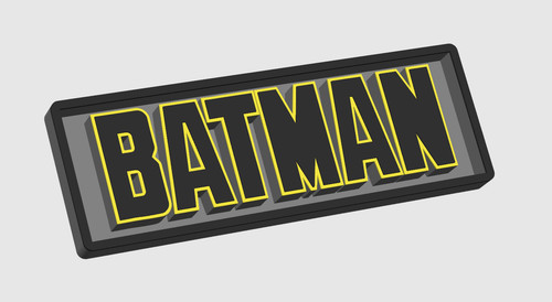 Batman insegna placca - batman, insegna/placca