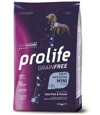 Crocchette CANE Prolife Dog Sensitive Mini Adult Sogliola Patate 2 kg Grain Free