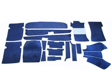 Set di tappeti blu di alta