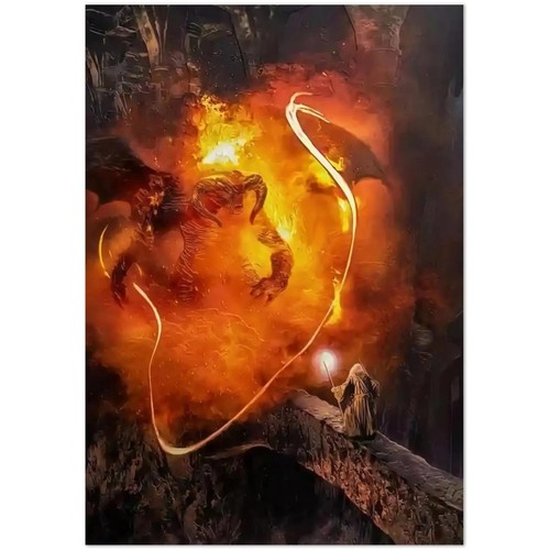 Poster balrog demon - poster, fantasy