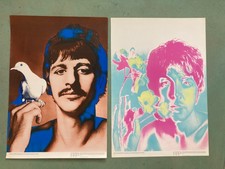 2x original Beatles Poster Plakate STERN 1967 Avedon komplett mit Copyright mark