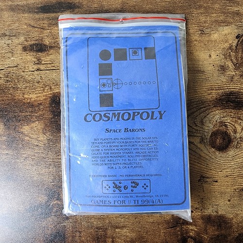 Cosmopoly cassa non - ti-99/4a,