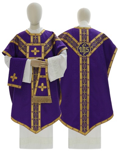 Casula pugin viola con stola - con,