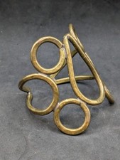 Bracelet manchette laiton